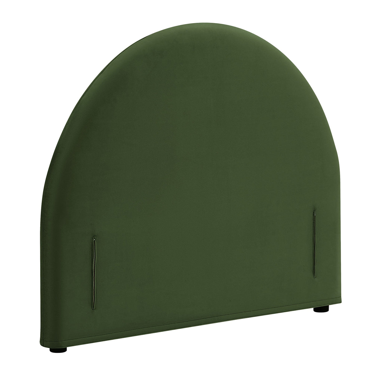 Resort Moss Green Performance Velvet Arched Headboard - Ornate Home