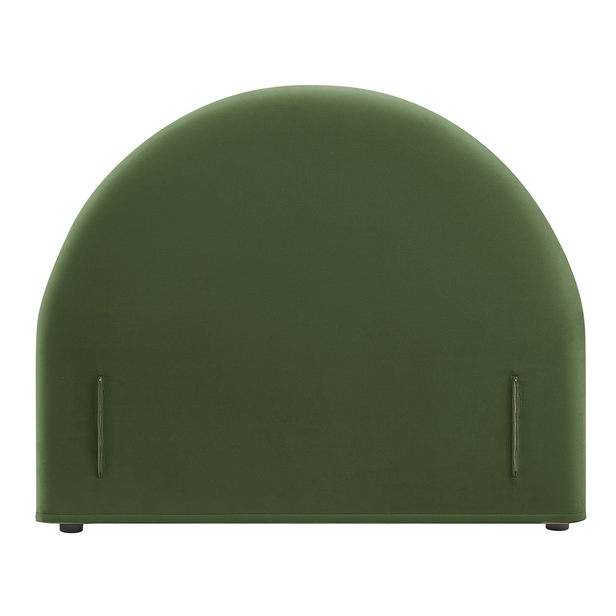 Resort Moss Green Performance Velvet Arched Headboard - Ornate Home