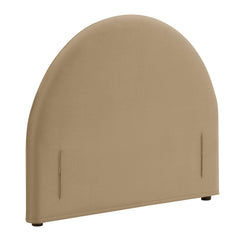 Resort Taupe Performance Velvet Arched Headboard - Ornate Home