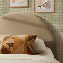 Resort Taupe Performance Velvet Arched Headboard - Ornate Home