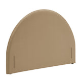 Resort Taupe Performance Velvet Arched Headboard - Ornate Home