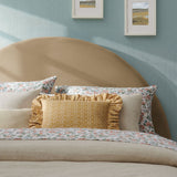 Resort Taupe Performance Velvet Arched Headboard - Ornate Home