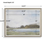 Restful Vista-Awe Multicolor Landscape Art - Ornate Home