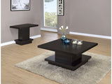 Reston Cappuccino 2-piece Square Coffee and End Table Set - Ornate Home