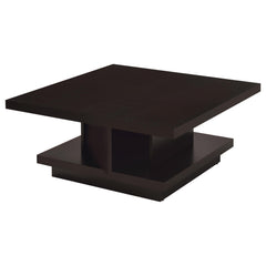 Reston Cappuccino 2-piece Square Coffee and End Table Set - Ornate Home