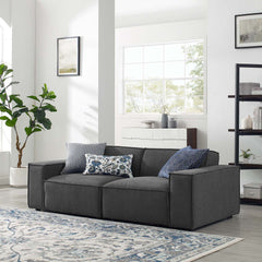Restore Charcoal 2-Piece Sectional Sofa - Ornate Home