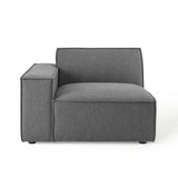 Restore Charcoal Left-Arm Sectional Sofa Chair - Ornate Home