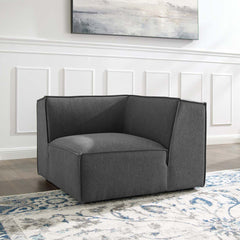 Restore Charcoal Sectional Sofa Corner Chair - Ornate Home