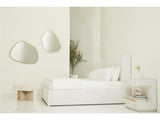 Restore Cottony Ivory Upholstered Queen Bed - Ornate Home