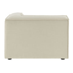 Restore Ecru Performance Fabric Upholstered Modular Corner Chair - Ornate Home