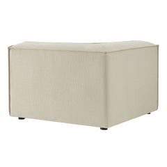 Restore Ecru Performance Fabric Upholstered Modular Corner Chair - Ornate Home