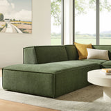 Restore Foliage 3-Piece Performance Fabric Upholstered Modular L-Shaped Sectional Sofa - 82.3x96.6x28" - Ornate Home
