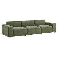 Restore Foliage 3-Piece Performance Fabric Upholstered Modular Sofa Set - Ornate Home