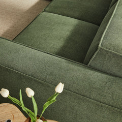 Restore Foliage 5-Piece Performance Fabric Upholstered Modular L-Shaped Sofa - Ornate Home
