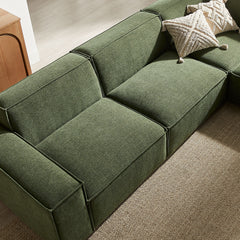 Restore Foliage 5-Piece Performance Fabric Upholstered Modular L-Shaped Sofa - Ornate Home