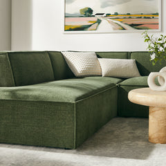 Restore Foliage 6-Piece Performance Fabric Upholstered U-Shaped Sectional Sofa - Ornate Home