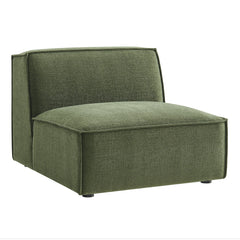 Restore Foliage Performance Fabric Upholstered Armless Modular Chair - Ornate Home