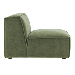 Restore Foliage Performance Fabric Upholstered Armless Modular Chair - Ornate Home