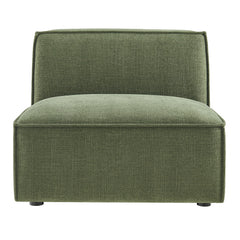 Restore Foliage Performance Fabric Upholstered Armless Modular Chair - Ornate Home