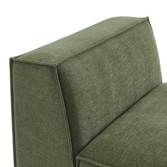 Restore Foliage Performance Fabric Upholstered Armless Modular Chair - Ornate Home