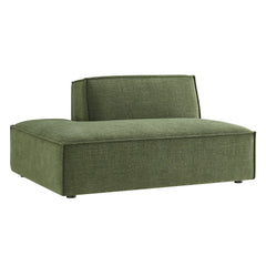 Restore Foliage Performance Fabric Upholstered Left-Facing Armless Modular Chaise - Ornate Home
