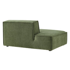 Restore Foliage Performance Fabric Upholstered Left-Facing Armless Modular Chaise - Ornate Home