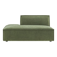 Restore Foliage Performance Fabric Upholstered Left-Facing Armless Modular Chaise - Ornate Home