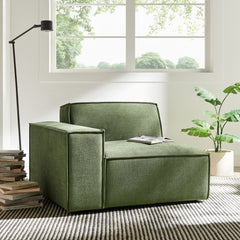 Restore Foliage Performance Fabric Upholstered Left-Facing Modular Lounge Chair - Ornate Home