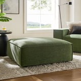 Restore Foliage Performance Fabric Upholstered Modular Ottoman - Ornate Home