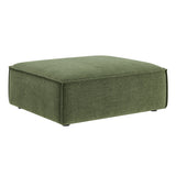 Restore Foliage Performance Fabric Upholstered Modular Ottoman - Ornate Home