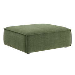 Restore Foliage Performance Fabric Upholstered Modular Ottoman - Ornate Home