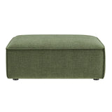 Restore Foliage Performance Fabric Upholstered Modular Ottoman - Ornate Home
