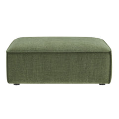 Restore Foliage Performance Fabric Upholstered Modular Ottoman - Ornate Home