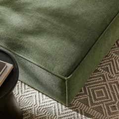 Restore Foliage Performance Fabric Upholstered Modular Ottoman - Ornate Home