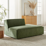 Restore Foliage Performance Fabric Upholstered Right-Facing Armless Modular Chaise - Ornate Home