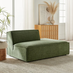 Restore Foliage Performance Fabric Upholstered Right-Facing Armless Modular Chaise - Ornate Home