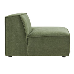 Restore Foliage Performance Fabric Upholstered Right-Facing Armless Modular Chaise - Ornate Home