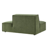 Restore Foliage Performance Fabric Upholstered Right-Facing Armless Modular Chaise - Ornate Home