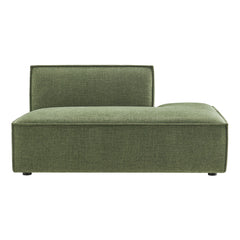 Restore Foliage Performance Fabric Upholstered Right-Facing Armless Modular Chaise - Ornate Home