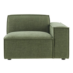 Restore Foliage Performance Fabric Upholstered Right-Facing Modular Lounge Chair - Ornate Home
