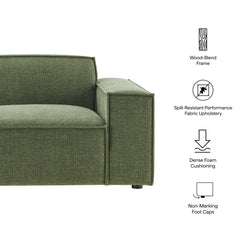 Restore Foliage Performance Fabric Upholstered Right-Facing Modular Lounge Chair - Ornate Home