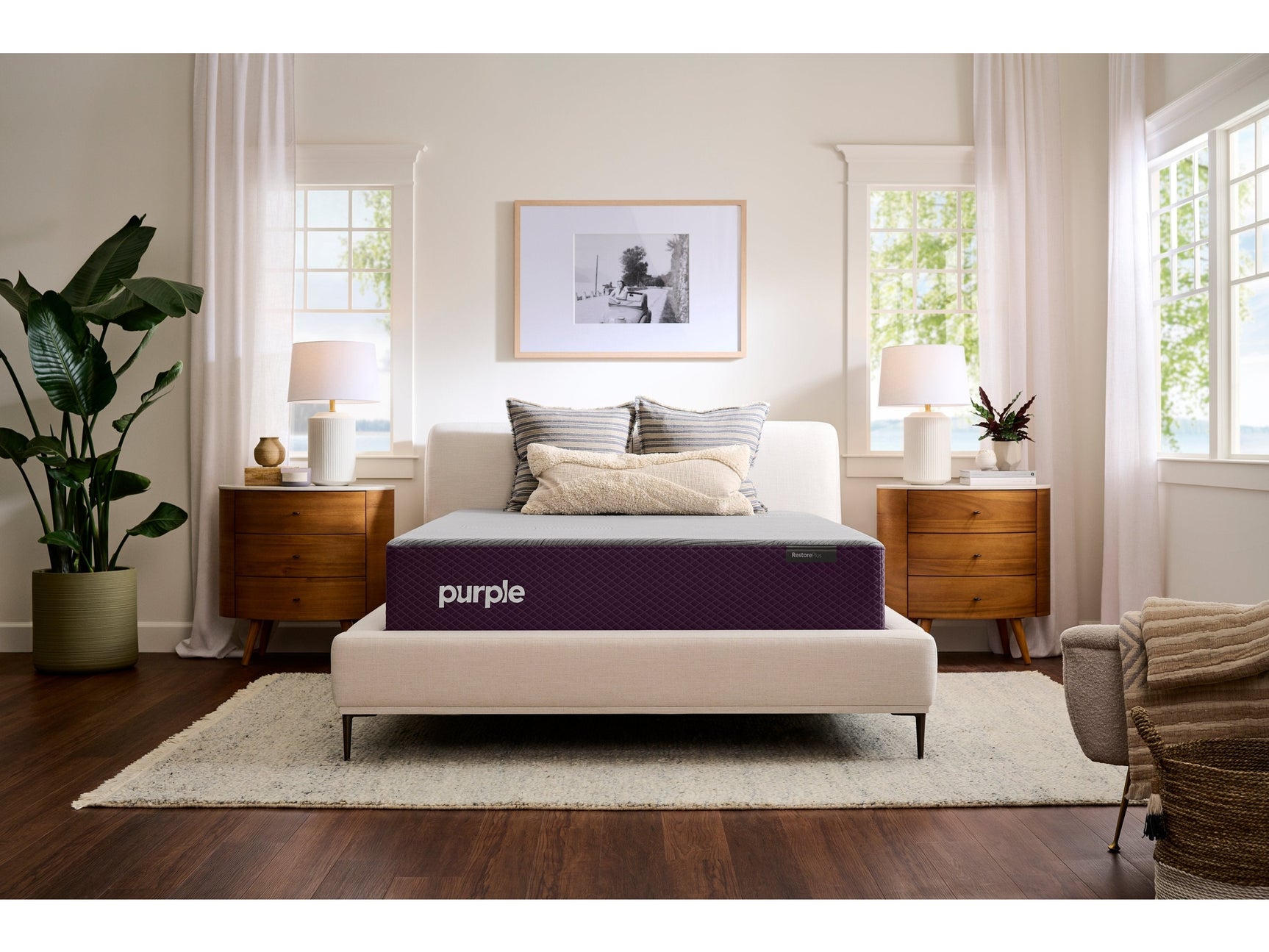 Restore Plus Hybrid Soft Grey Cal King Mattress - Ornate Home