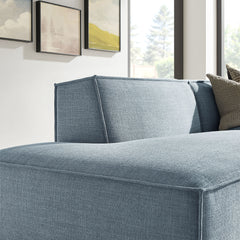 Restore Sky 2-Piece Performance Fabric Upholstered Modular Loveseat - 40.6x97.7" - Ornate Home
