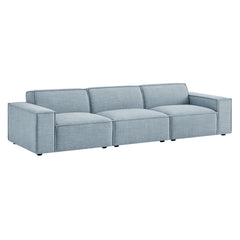 Restore Sky 3-Piece Performance Fabric Upholstered Modular Sofa Set - Ornate Home