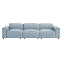 Restore Sky 3-Piece Performance Fabric Upholstered Modular Sofa Set - Ornate Home