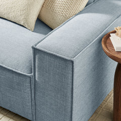 Restore Sky 3-Piece Performance Fabric Upholstered Modular Sofa Set - Ornate Home