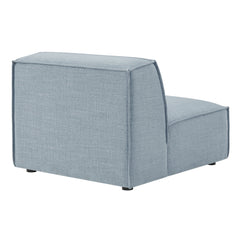 Restore Sky Performance Fabric Upholstered Armless Modular Chair - Ornate Home