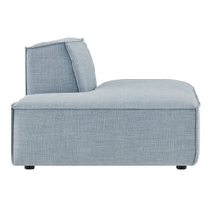Restore Sky Performance Fabric Upholstered Left-Facing Armless Modular Chaise - Ornate Home