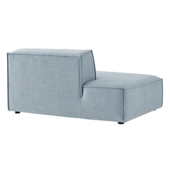 Restore Sky Performance Fabric Upholstered Left-Facing Armless Modular Chaise - Ornate Home