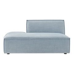 Restore Sky Performance Fabric Upholstered Left-Facing Armless Modular Chaise - Ornate Home